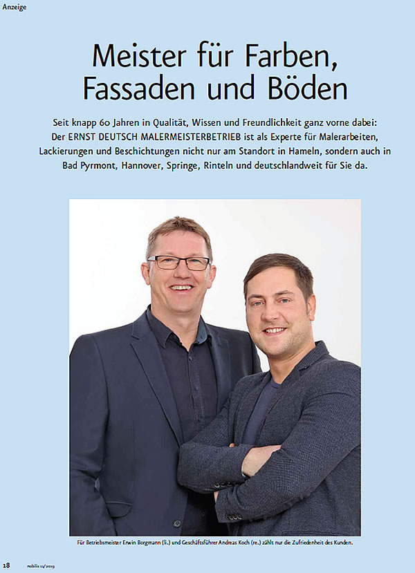 Maler Hameln und Malerarbeiten Hannover mit Balkonsanierung Springe und Betonsanierung Bad Pyrmont