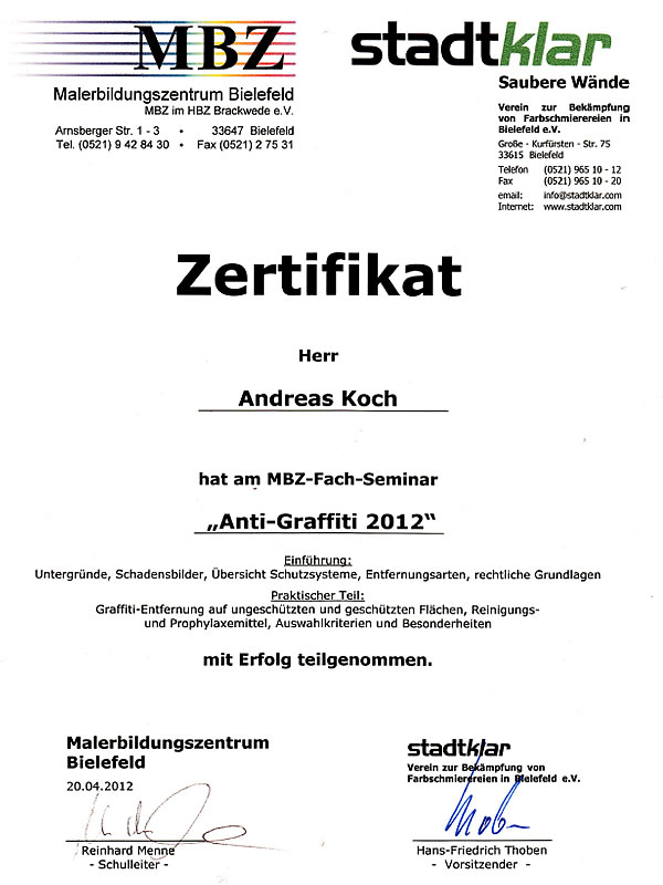 Maler Hameln und Malerarbeiten Hannover mit Balkonsanierung Springe und Betonsanierung Bad Pyrmont