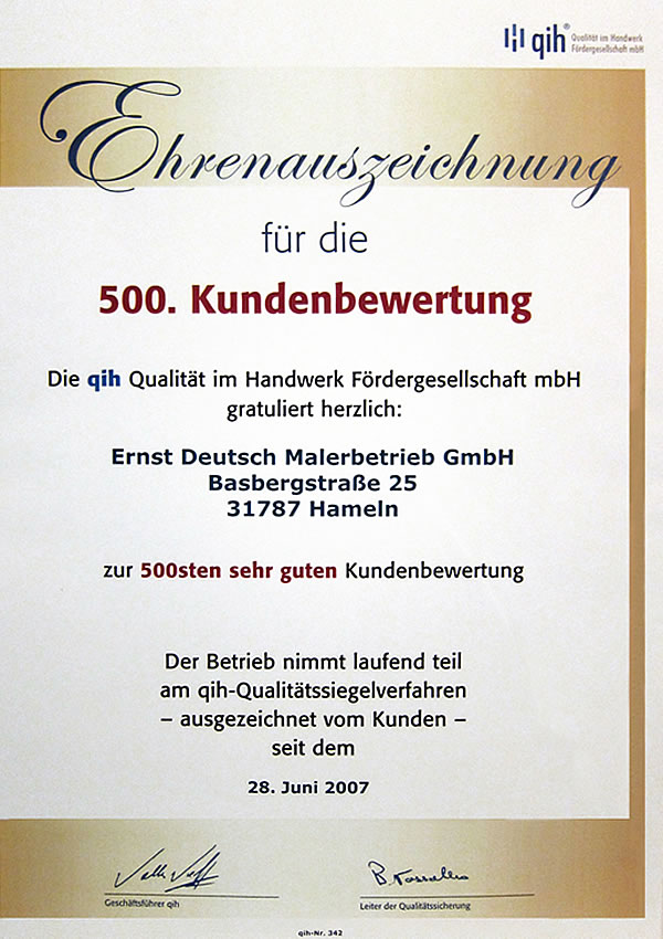 Maler Hameln und Malerarbeiten Hannover mit Balkonsanierung Springe und Betonsanierung Bad Pyrmont